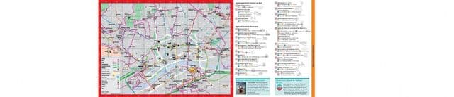 Mapa turístico de Frankfurt